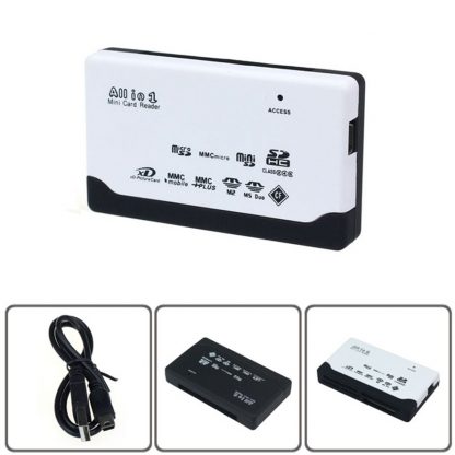 USB 2.0 Card Reader SD XD MMC MS CF TF Micro SD M2 Adapter