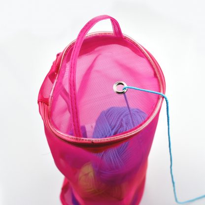 Mesh Bag Lightweight Portable Yarn Crochet Storage Organizer