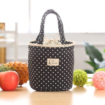 Drawstring Thermal Insulated Lunch Cooler Bag