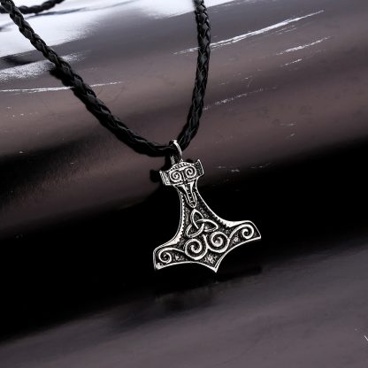 Pendant Leather Men Fashion Jewelry Necklace