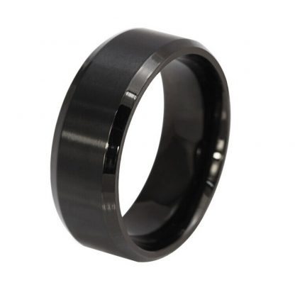 Stainless Steel Men Women Unisex Band Ring Fashion Jewelry