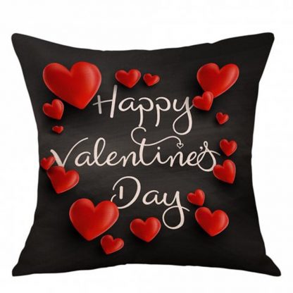 Heart Rose Pillow Case Cover Love Valentine