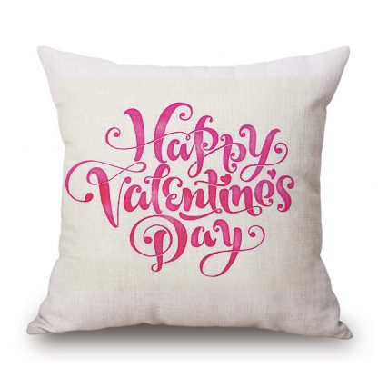 Love Heart Valentine Pillow Case Cover