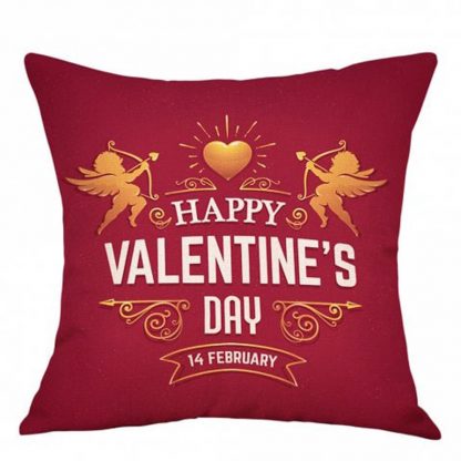 Heart Rose Pillow Case Cover Love Valentine