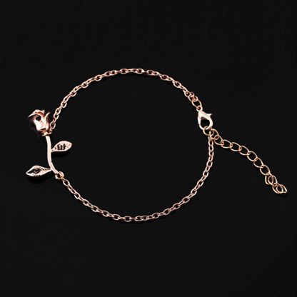 Rose Flower Women Fashion Jewelry Bracelet
