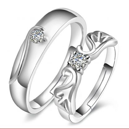 Adjustable Design Men Women Couple Jewelry Fashion Ring
