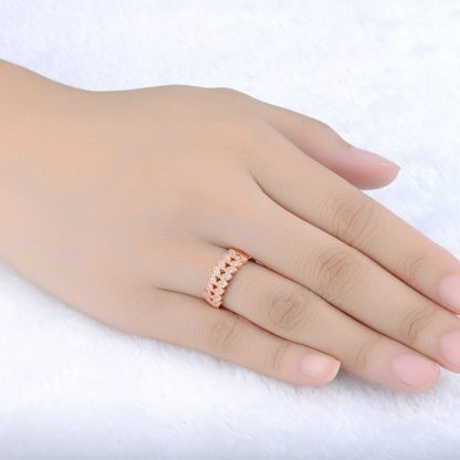 Elegant Luxury Crystal Women Fashion Jewelry Ring
