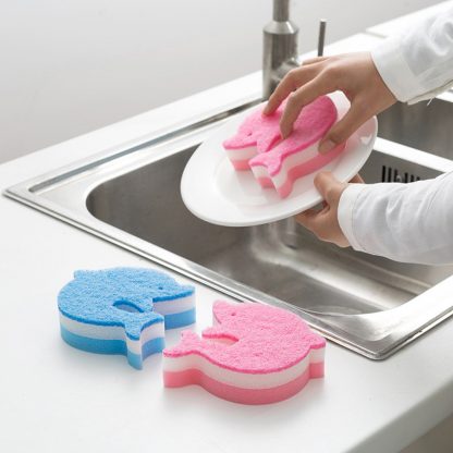 Dolphin Sponge Clean Washing Dishes Gadget Kitchen
