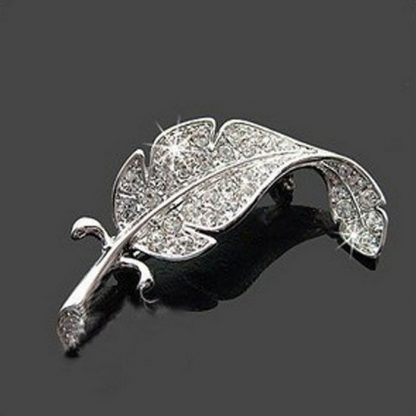 Cute Beautiful Leaf Mini Women Brooch Pin