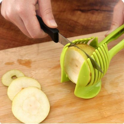 Multiuse Kitchen Fruit Vegetable Tools Handheld Even Slicer Holder