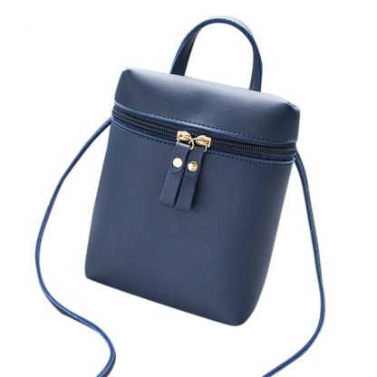 Casual Double Zippers Style Women Fashion Totes Shoulder Bag