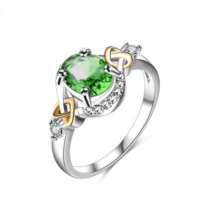 Classy Crystal Luxury Engagement Women Ring