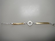 Crystal Austrian CZ PU Leather Band Bracelet