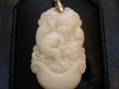 Monkey Handmade Jade Pendant