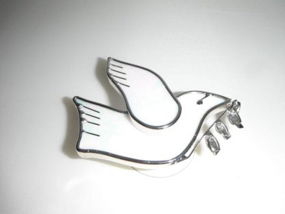 Stained Glass Peace Dove Window Suction Cup