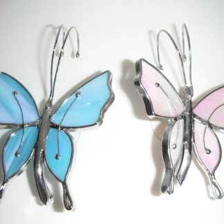 Stained Glass Butterfly Window Suction Cup