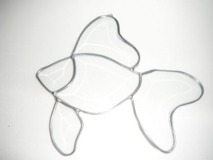 Clear Bevel Glass Handmade Fish Sun Catcher